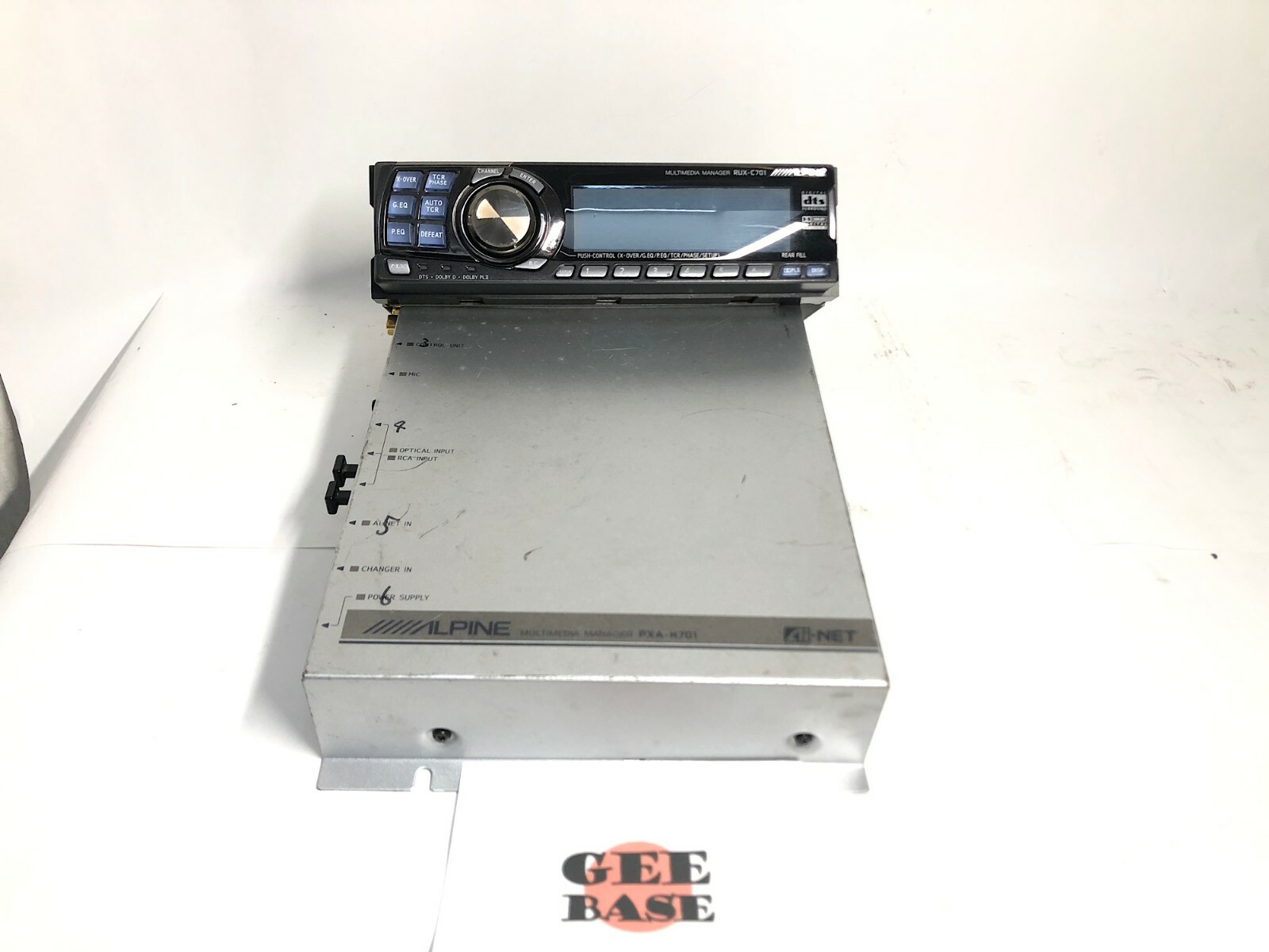 Alpine RUX-C701 & PXA-H701 Set Multimedia Manager Tested Used Free