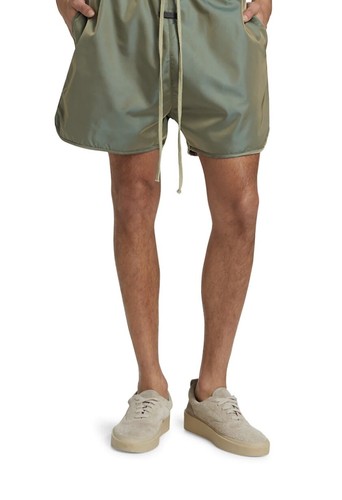 Rare FEAR OF GOD Seventh Collection Green Iridescent Nylon Shorts