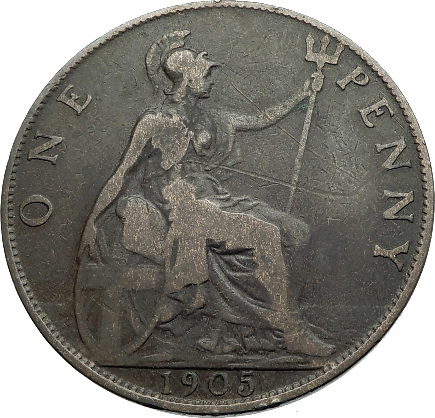 1905年 イギリス エドワード7世 クラウン PCGS PR68CAM 1905年