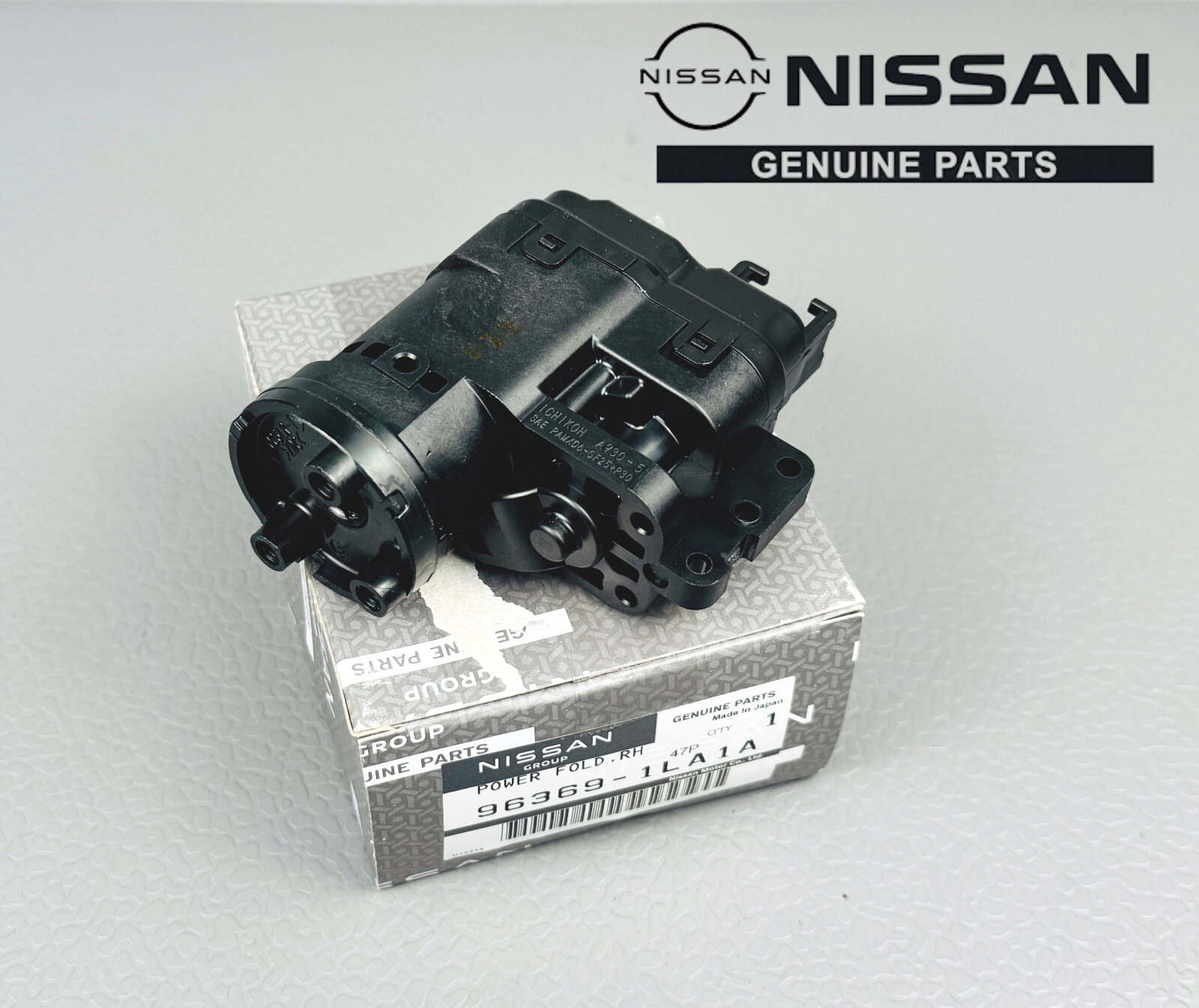 96369-1LA1A FOLD UNIT-POWER MIRROR RH NISSAN GENUINE 963691LA1A