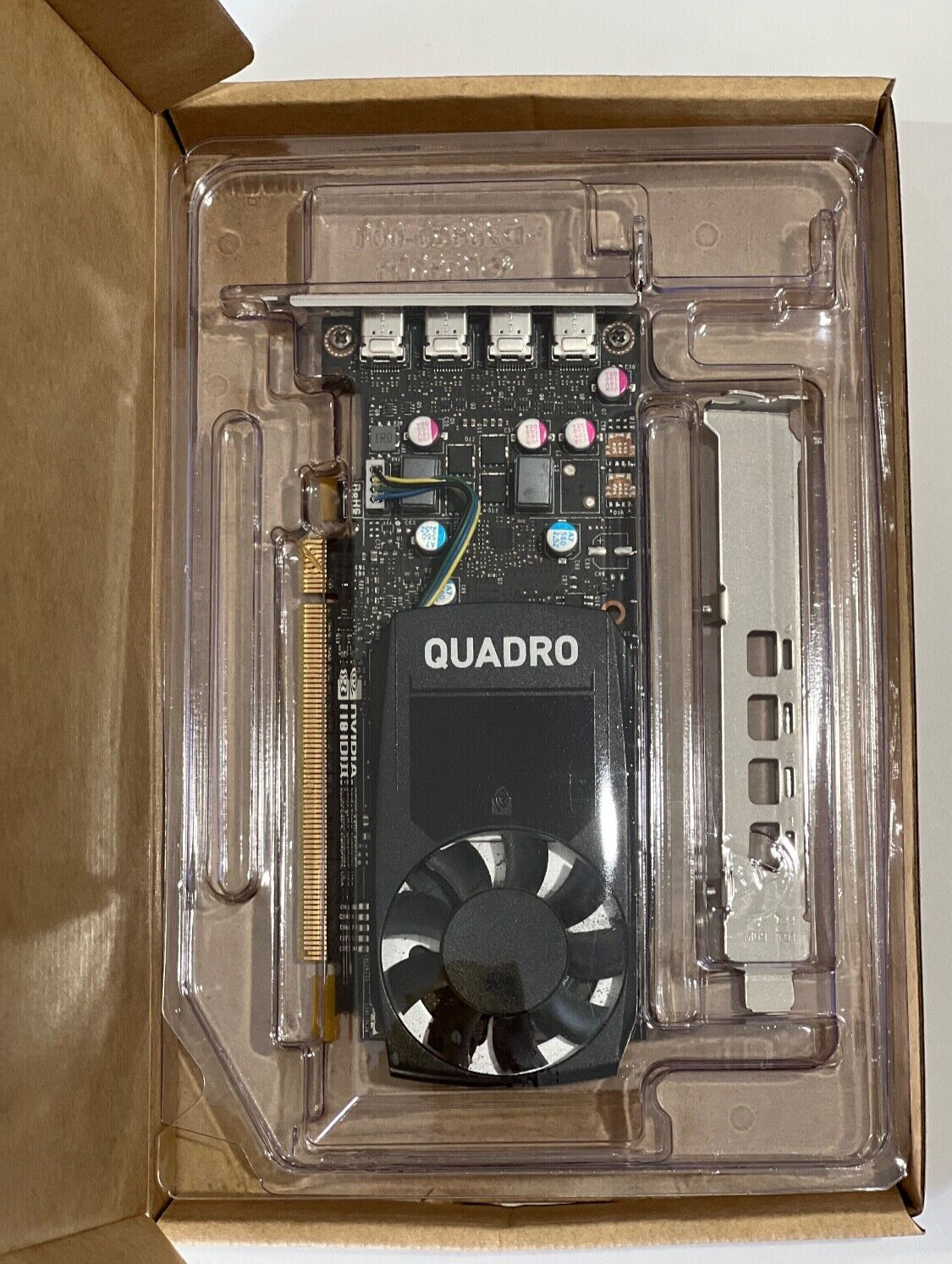 HP NVIDIA QUADRO P600 2GB GDDR5 PCIE GRAPHIC CARD - 4 PORT WITH