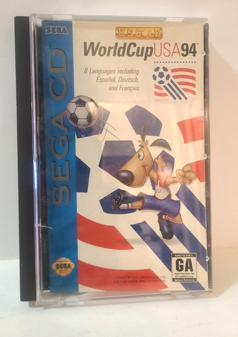 World Cup USA '94 (Sega CD, 1994) Complete CIB Authentic Game with