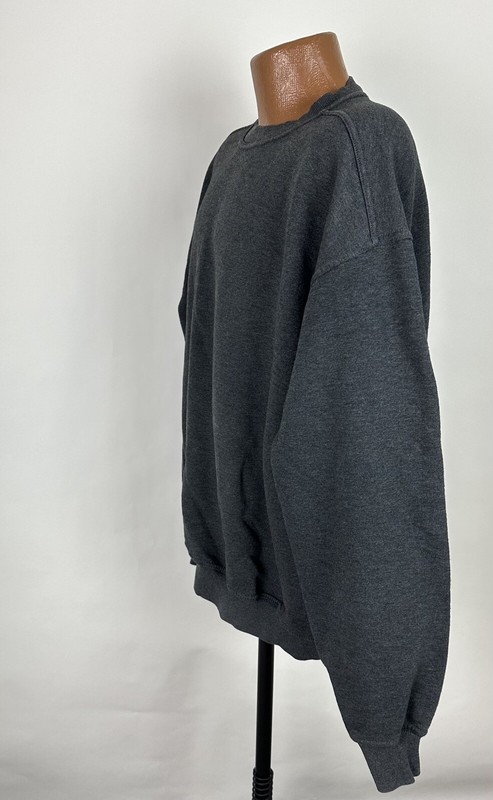 Vintage 90s Sweatshirt XL Russell Athletic Pluma Charcoal Sweater