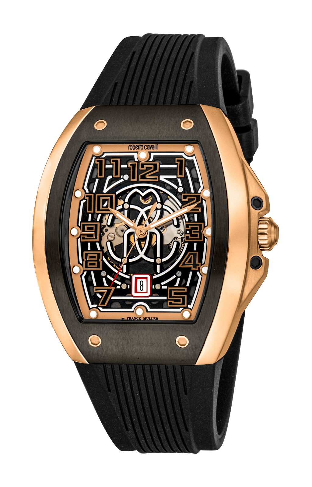 極美品ロベルトカヴァリ 1L072 シェル レディース クォーツ 箱説保