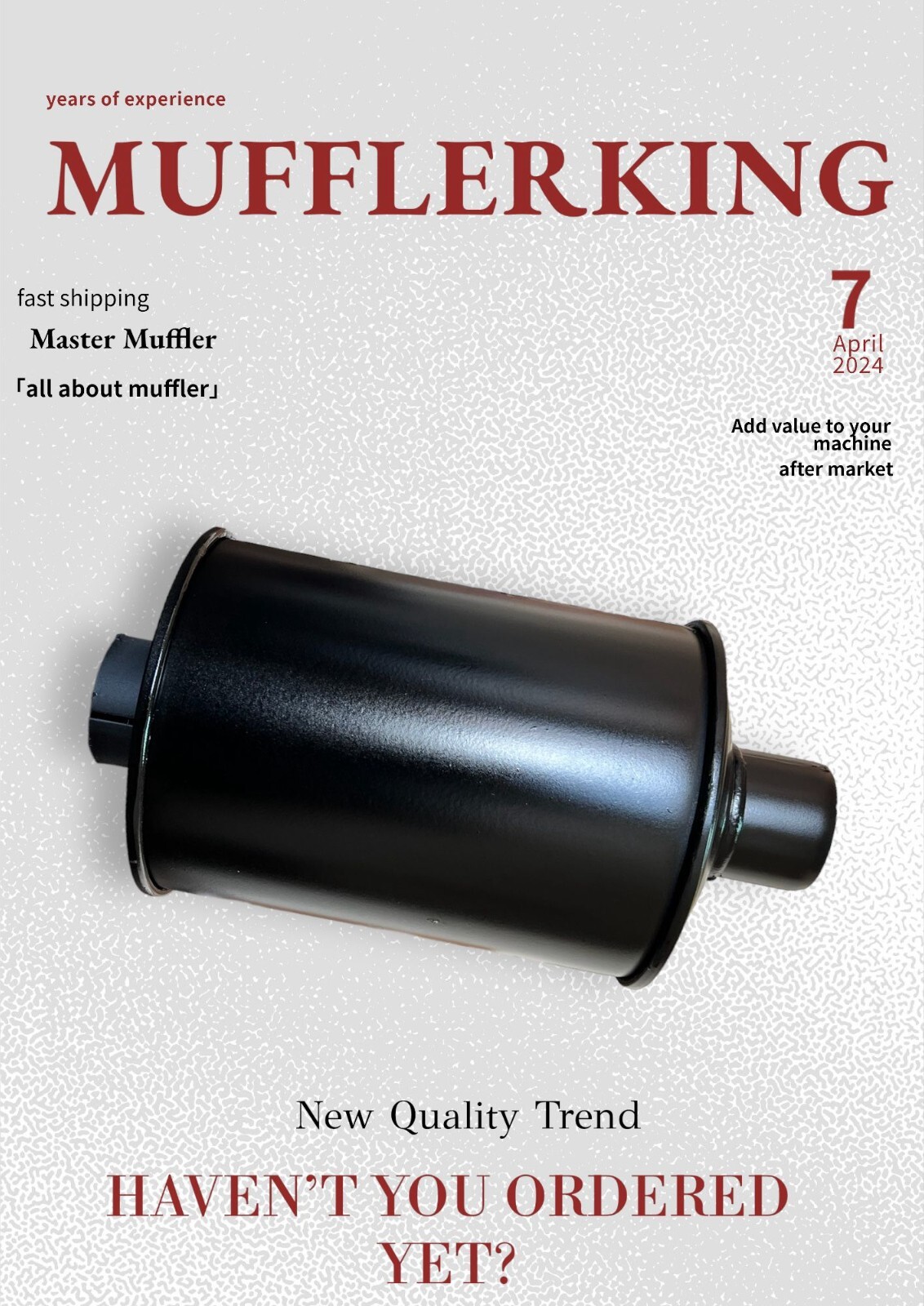 3K3124 3K-3124 Muffler fits Caterpillar D4D 930 High Quality