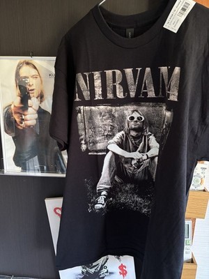 Kurt Cobain Nirvana T-shirt Black Cotton Unisex All Sizes S-5XL