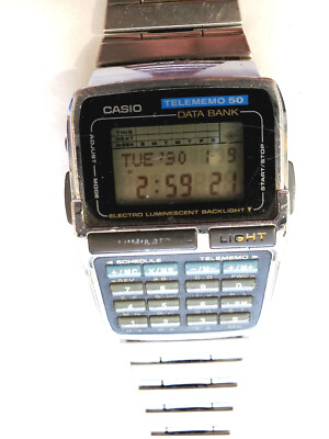 ヴィンテージカシオ DBC-630モデル 1276 データバンク テレメモ50
