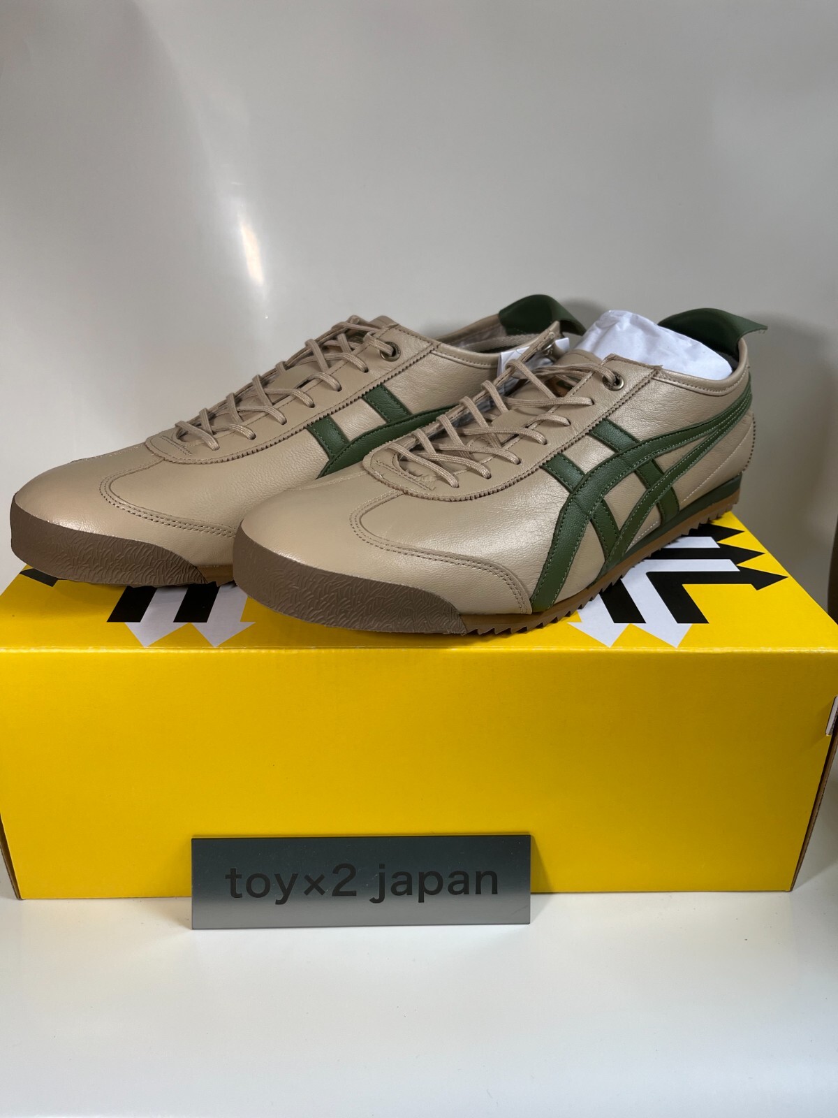 Onitsuka Tiger MEXICO 66 SD 1183A872-254 BEIGE/GREEN UNISEX [US4