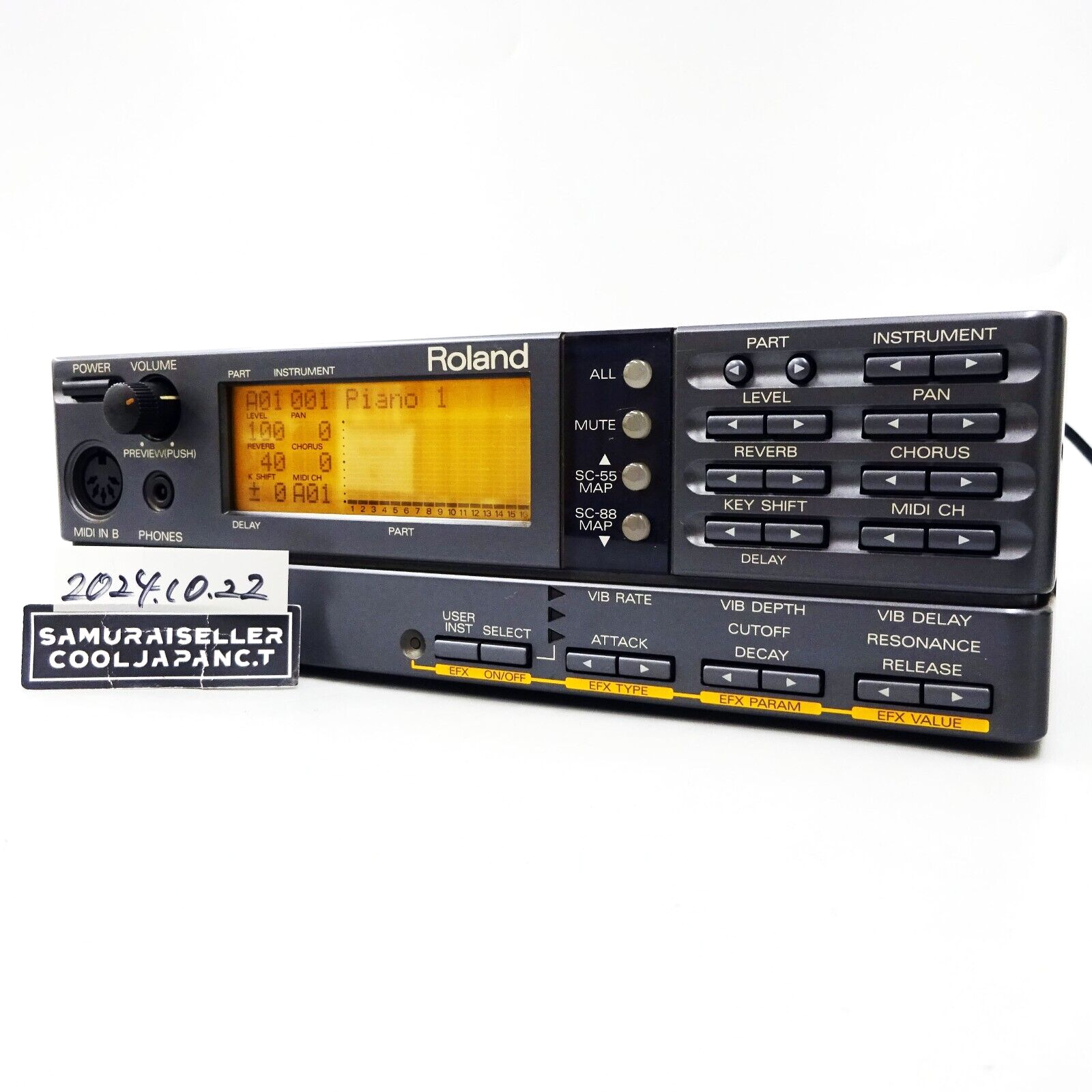 Roland SC-8850 MIDI 音源モジュール 一式 』 美品 ROLAND SC-8850