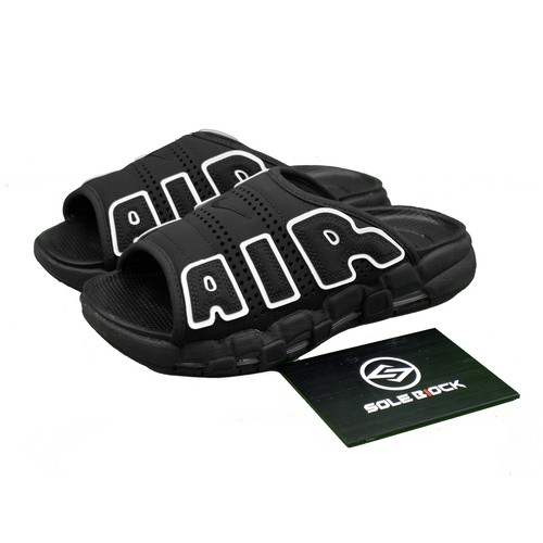 Nike Air More Uptempo Slide Black Grey Sole Men's DV2132-001 | eBay