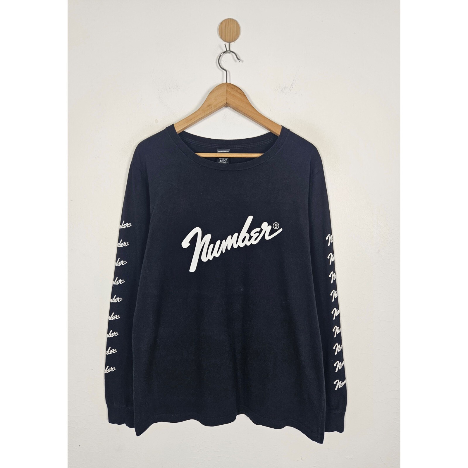 Number Nine Fender Logo Longsleeve Tee | eBay