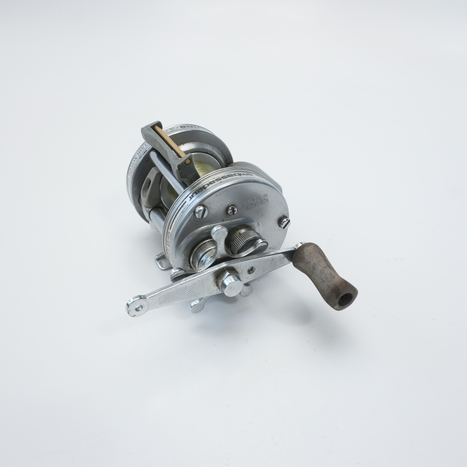 ABU ambassador 正影モデル ABU純正取り外し 木製ハンドル ABU