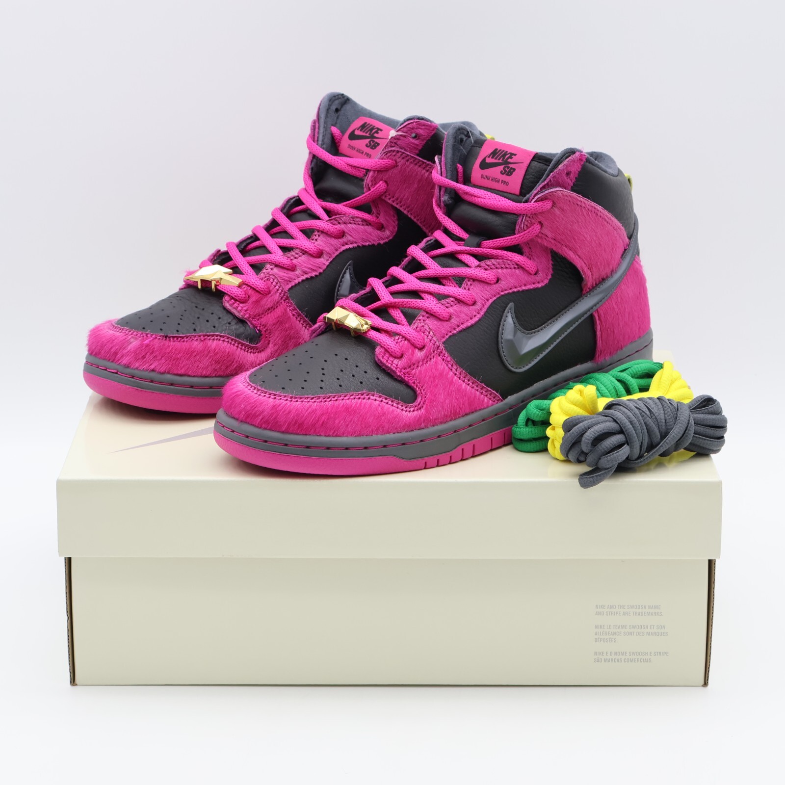 DX4356-600 Run The Jewels Nike SB Dunk High Active Pink Black