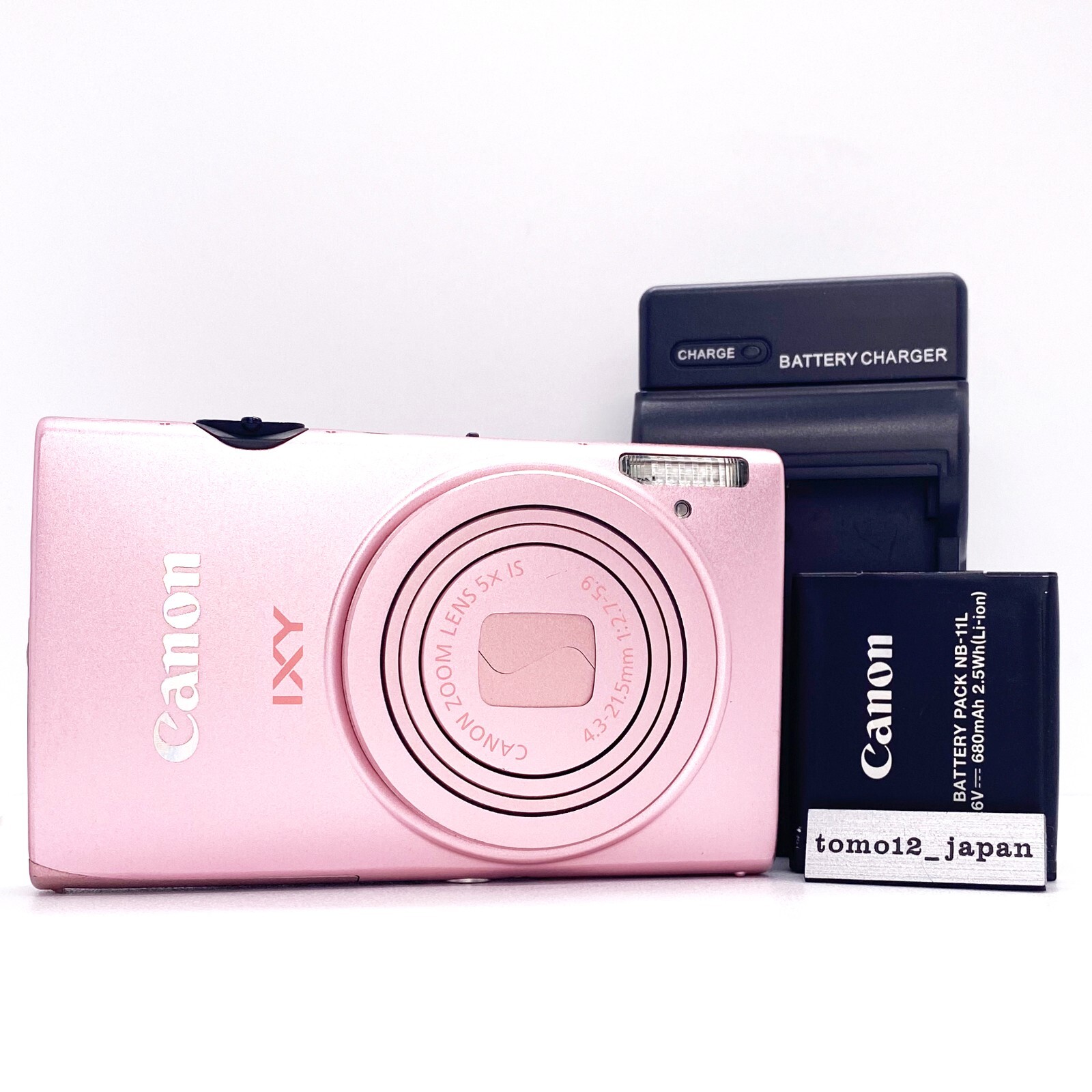 Canon IXY 220F Pink PowerShot ELPH 110 IXUS 125HS 16.1MP 5x zoom