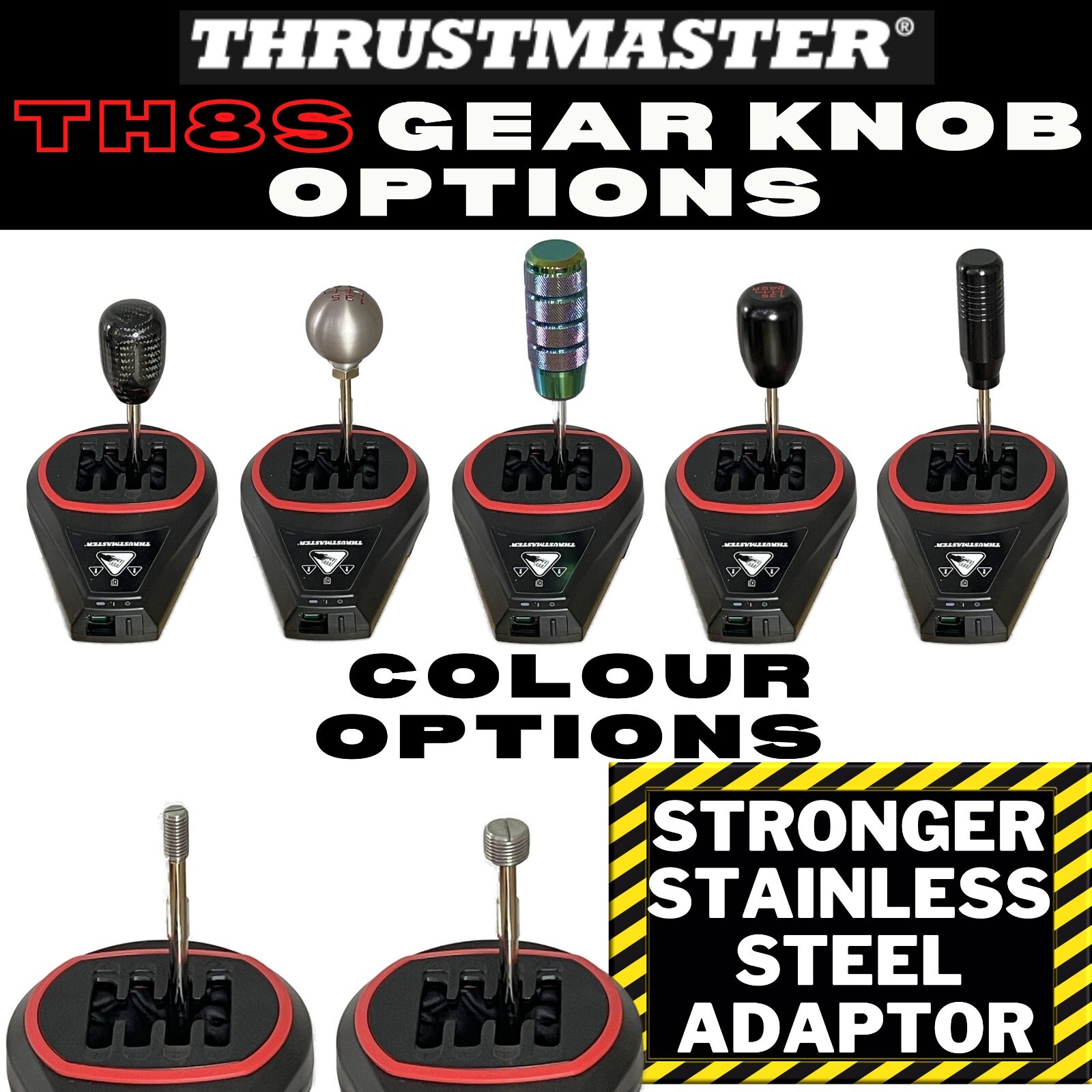 Thrustmaster TH8S alternative Gear knob Gear Shifter Knob