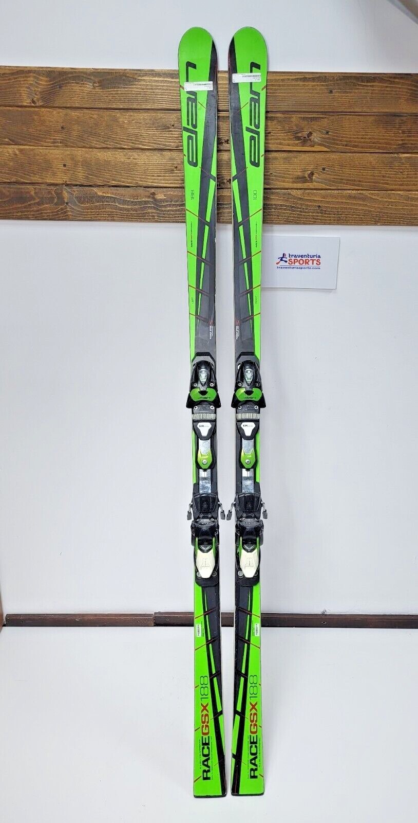Elan GSX Race 188 cm Ski + Elan EL 17 Bindings Winter Fun Snow