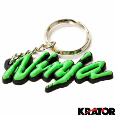 Kawasaki Ninja ZX6 ZX7 ZX9 ZXR Rubber Keychain Key Chain Ring Fob