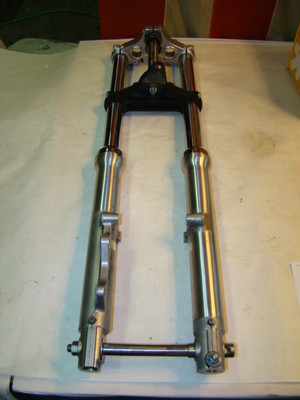 Harley 39mm single disc front end + axle FXR FXRS FXRT Sportster