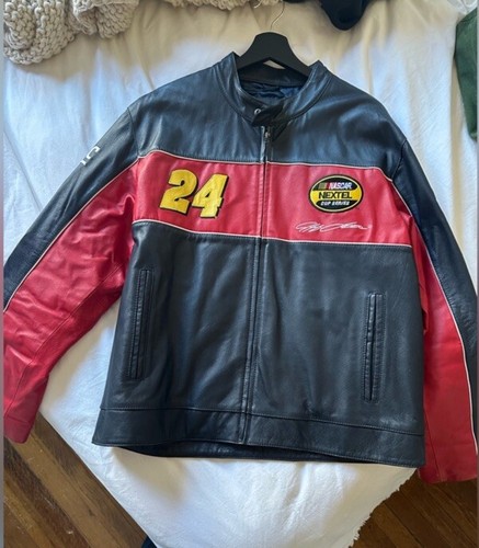 NASCAR Vintage Jeff Gordon Wilsons Leather #24 DuPont Racing