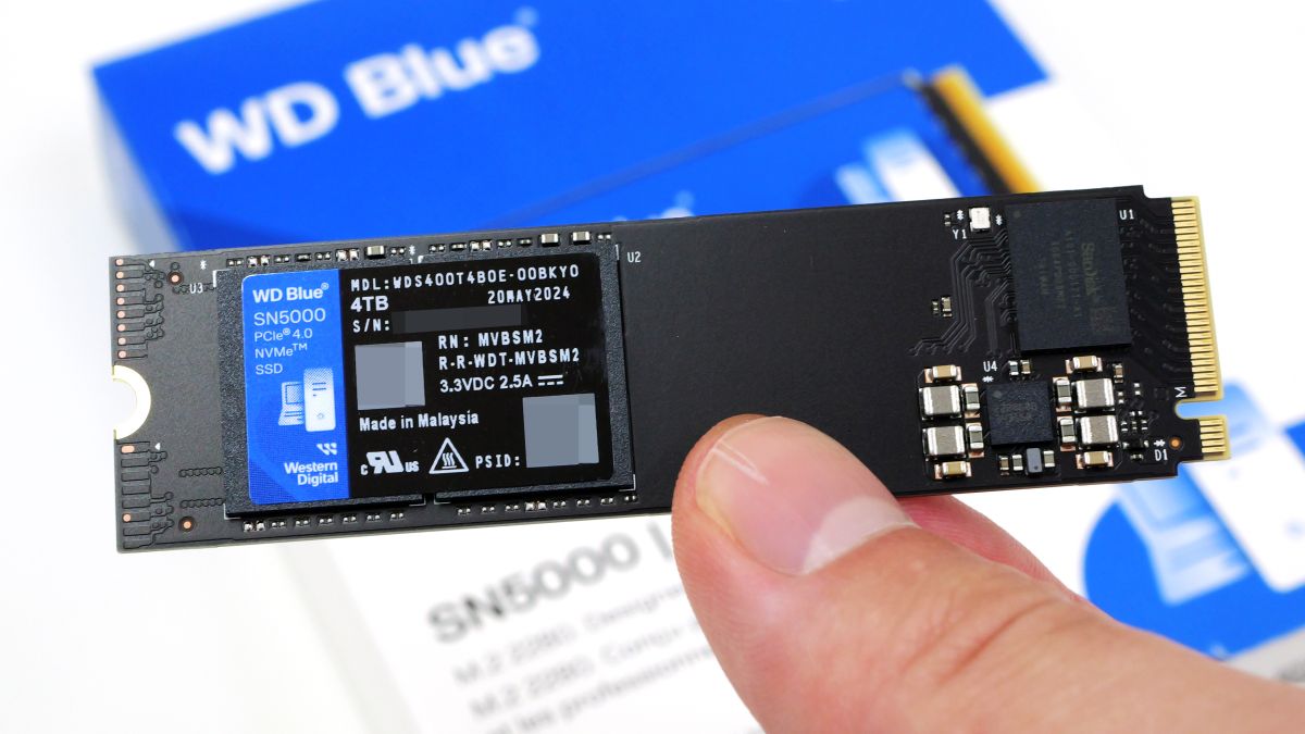PCIe 4.0対応で最大4TBのDRAMレスSSD「WD Blue SN5000 NVMe SSD」の