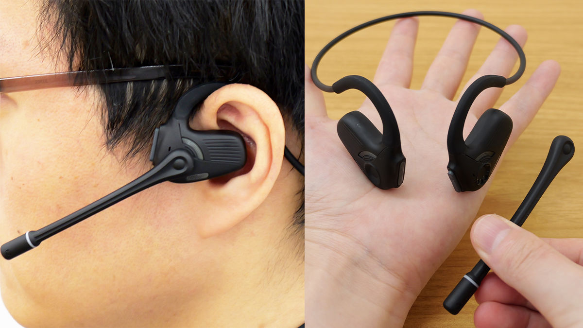 美品)ATOM AIMic Pro マイク取り外し可能 超強力ノイズキャンセリング