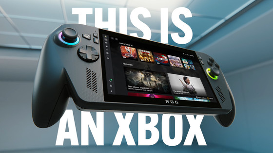 MicrosoftとASUSが組んだ携帯型ゲーミングPC「ROG Xbox Ally」が2025年