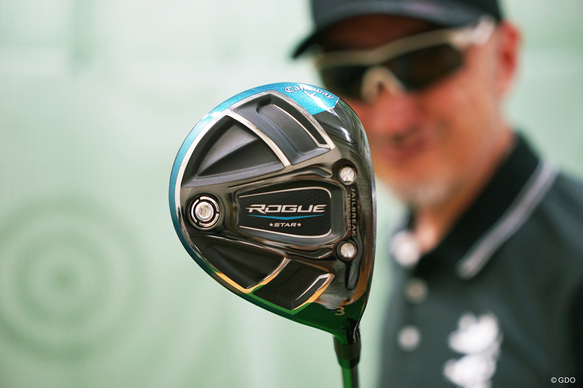 166)⛳希少 キャロウェイローグスター レフティー5番ウッド ローグ