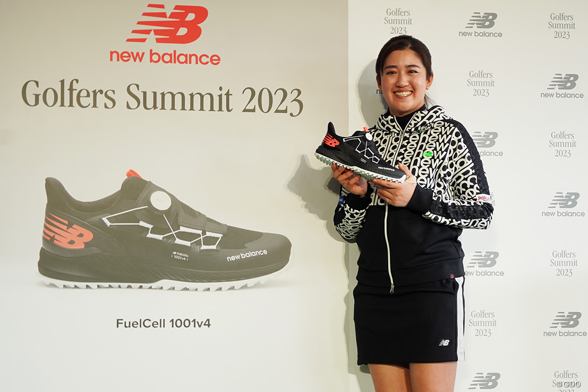 稲見萌寧が語るゴルフシューズのこだわり 最優先は「フィット感