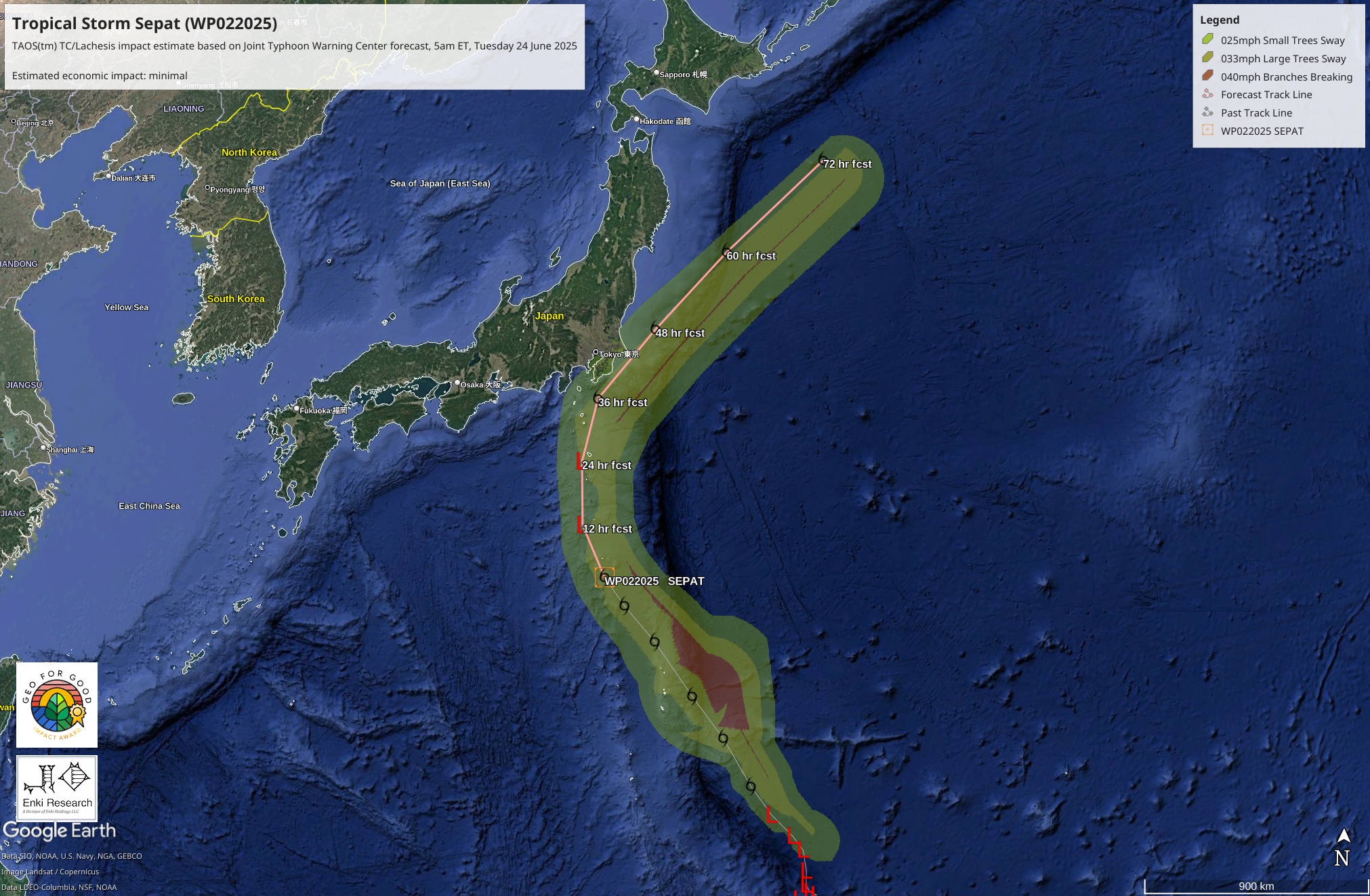 Tropical Storm Sepat: Impact on Tokyo and Pacific Conditions