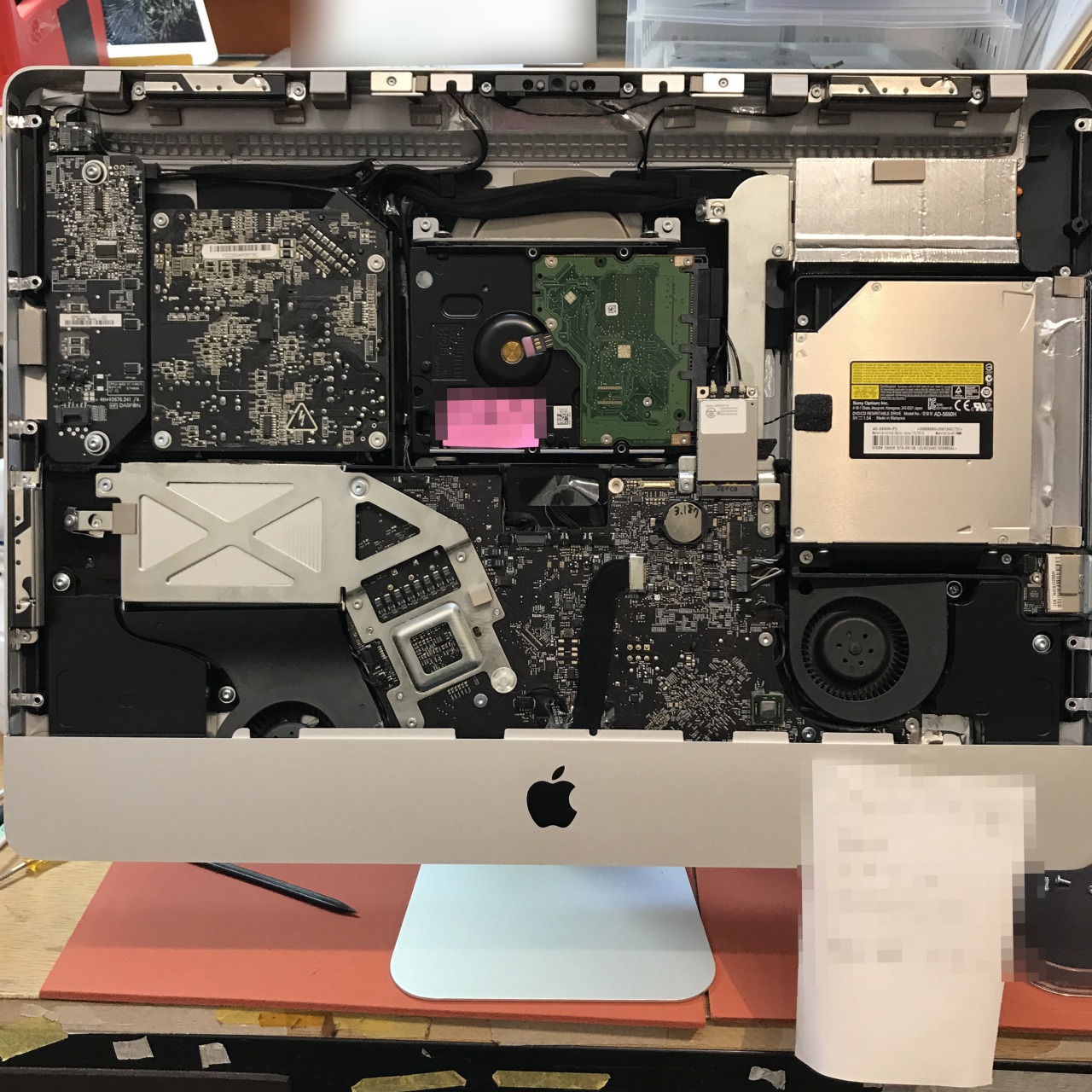 iMac (27-inch, Late 2009) A1312 縦縞表示 電源入るが起動せず GPU
