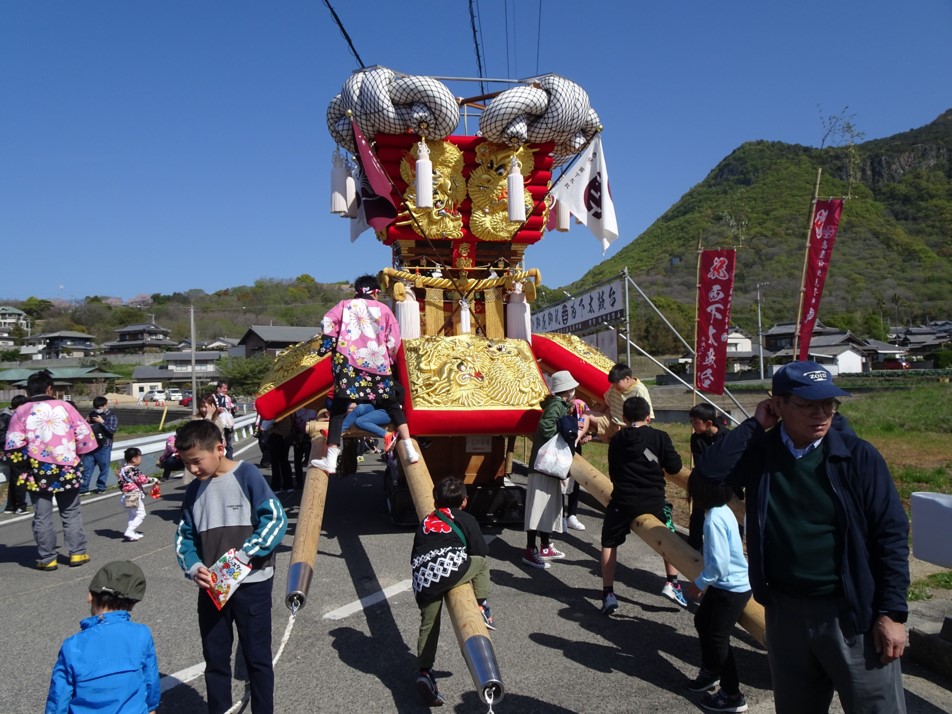 西下太鼓台 2023年4月9日撮影（観音寺市高屋町） ｜シゲちゃんの独り言