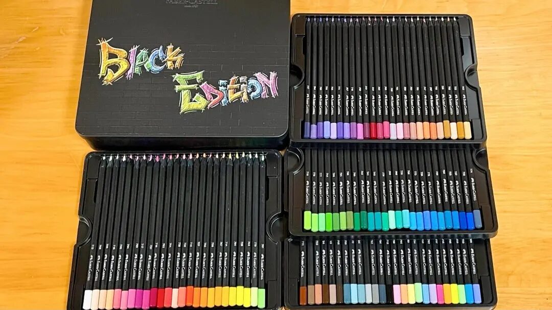 大人の塗り絵に最適！【ファーバーカステル ブラックエディション
