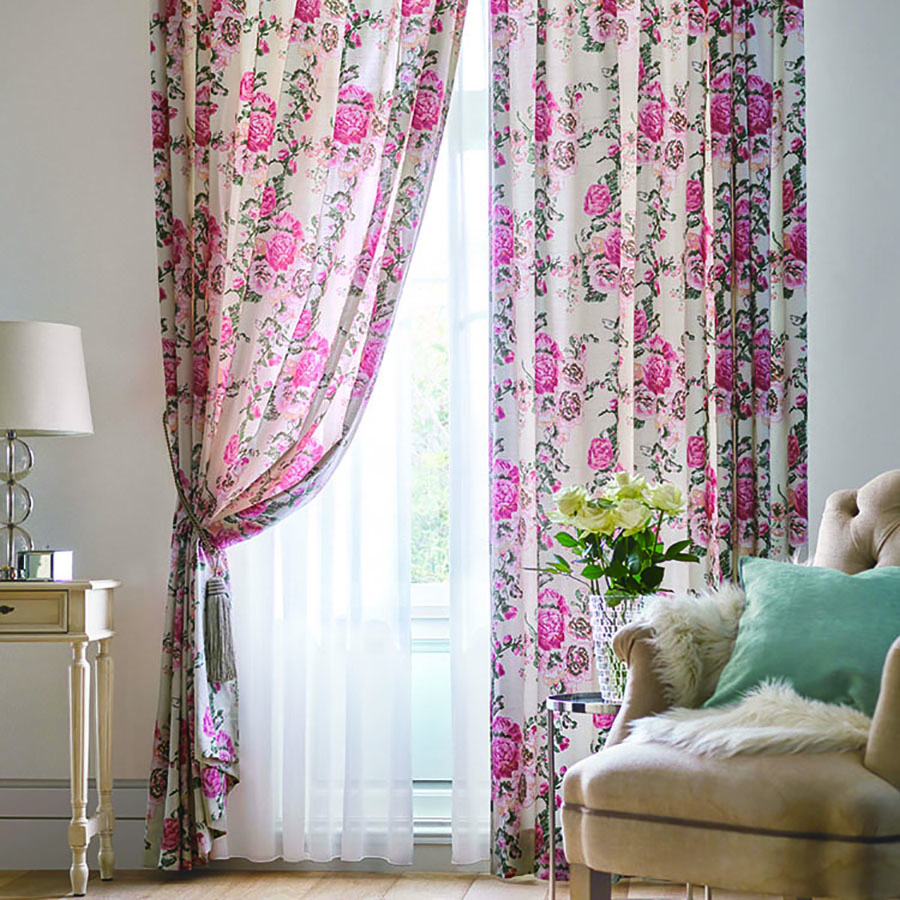 ローラアシュレイカーテン二枚 おりちゃん ローラアシュレイカーテン二