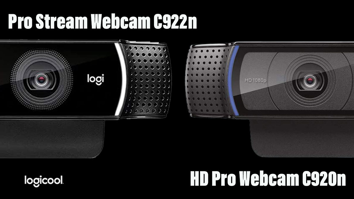 logicool のミッドレンジ・ウェブカメラ『C920n』『C922n』2機種まとめ