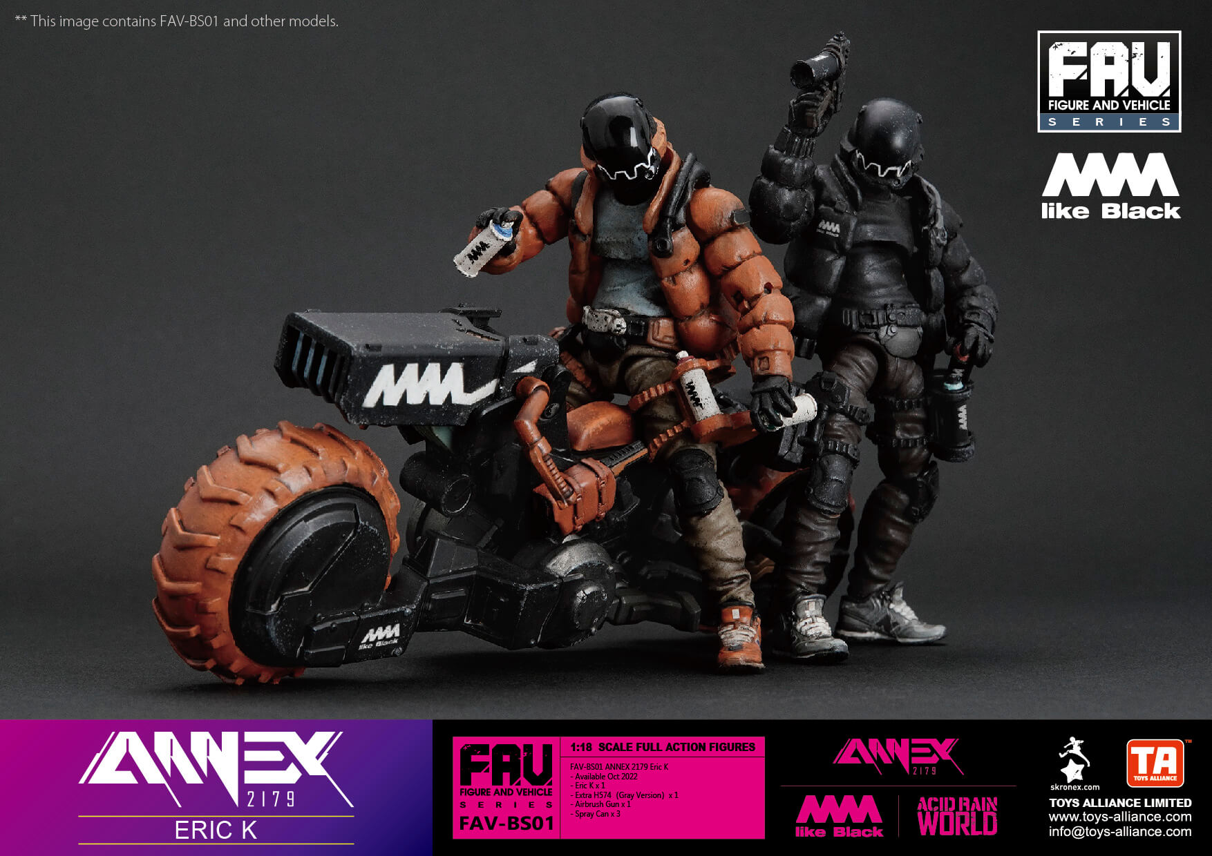 ACID RAIN x AAAA like Black x ANNEX 2179 FAV-BS01 Eric K - Pocket