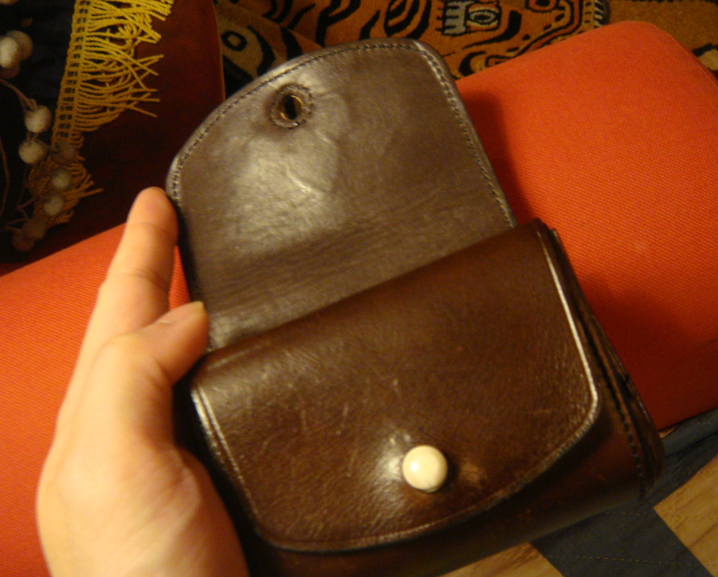 Hans Øster (ハンスオスター)レザーウォレット 経年感 比較 – twelve