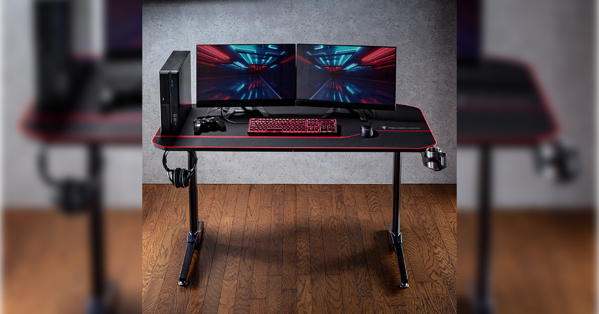 大人気で売り切れ状態だった光らないゲーミングデスク「100-DESKG003
