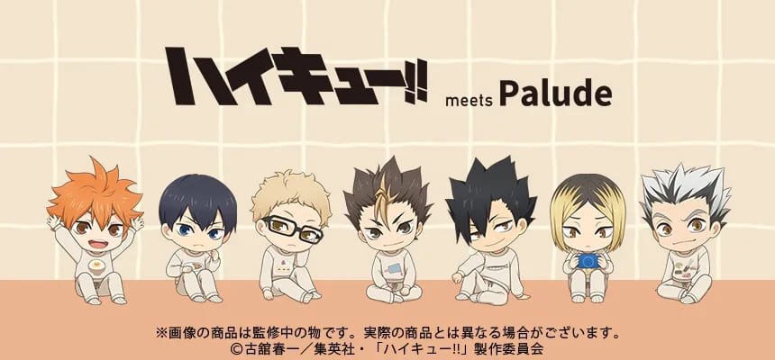 ハイキュー!!」とPaludeがコラボ！