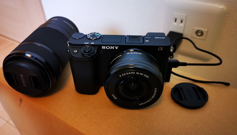 161【機材】ソニー(SONY) ミラーレス一眼 α6400 ダブルズームレンズ