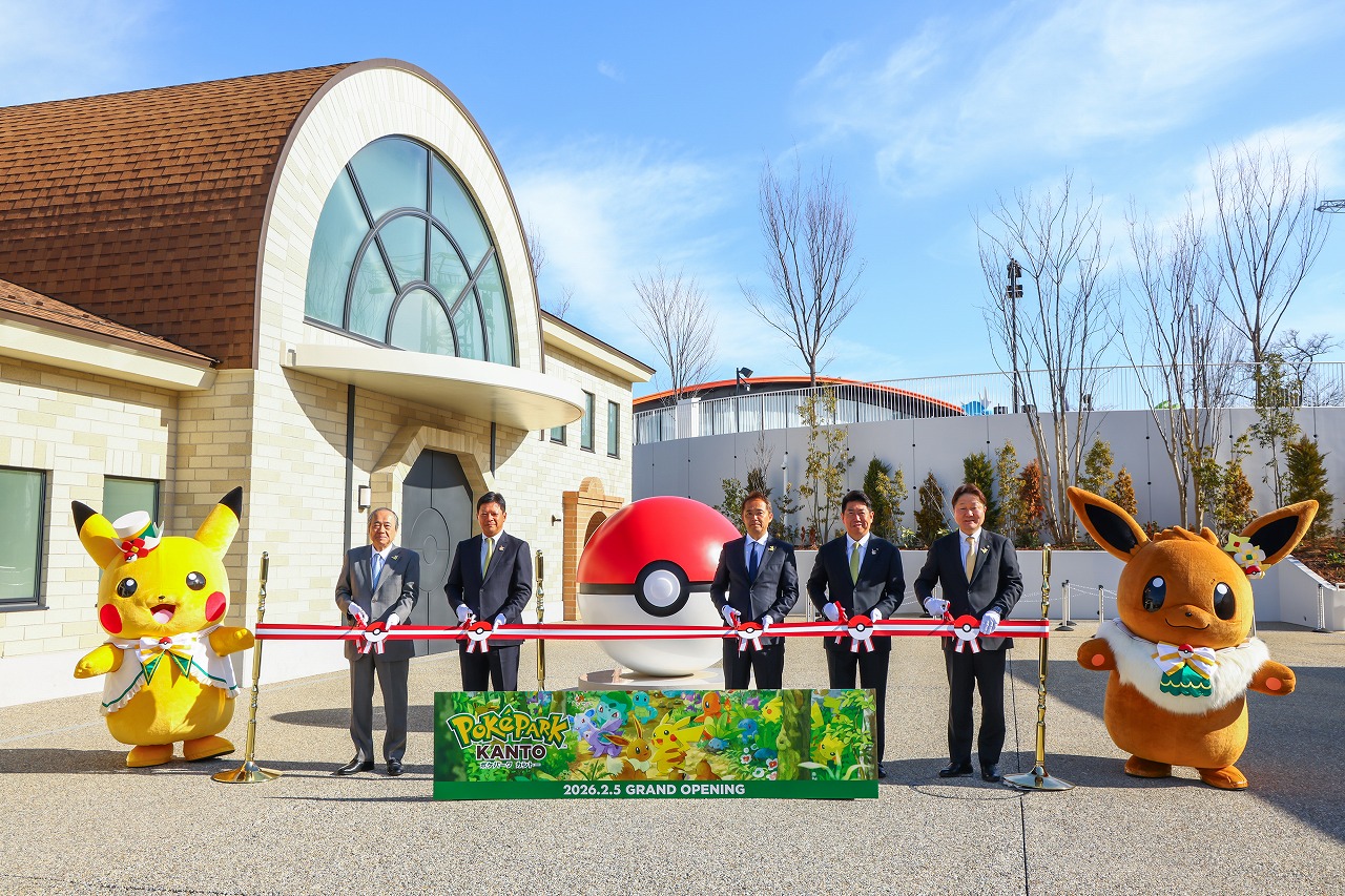 ポケモン初の屋外常設施設「ポケパーク カントー」がグランドオープン