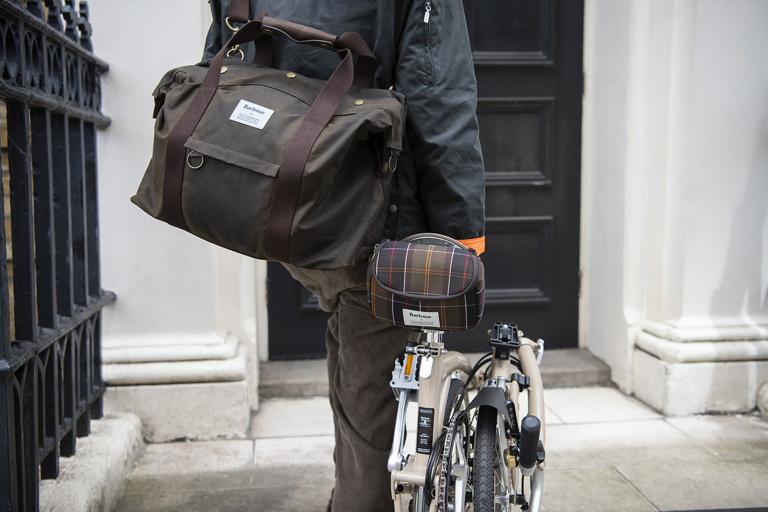 CapoVelo.com - Brompton Partners with Barbour on Special Edition