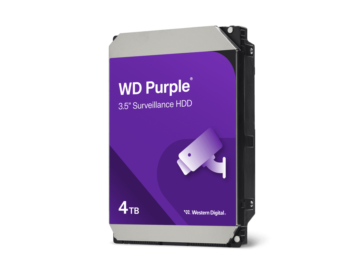 WD 4TB Purple Surveillance Internal Hard Drive - SATA 6 Gb/s, 256
