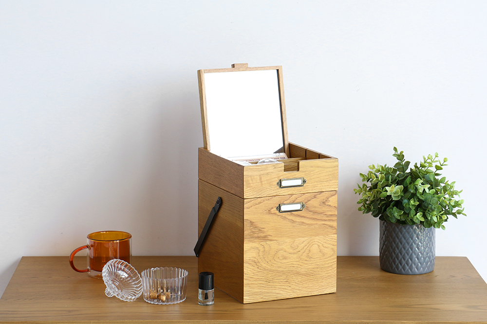 木のぬくもりを感じるコスメボックス 木のぬくもりを感じるコスメ