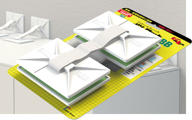 ガムロック™ | 家具・家電の転倒防止 | アイディールブレーン株式会社