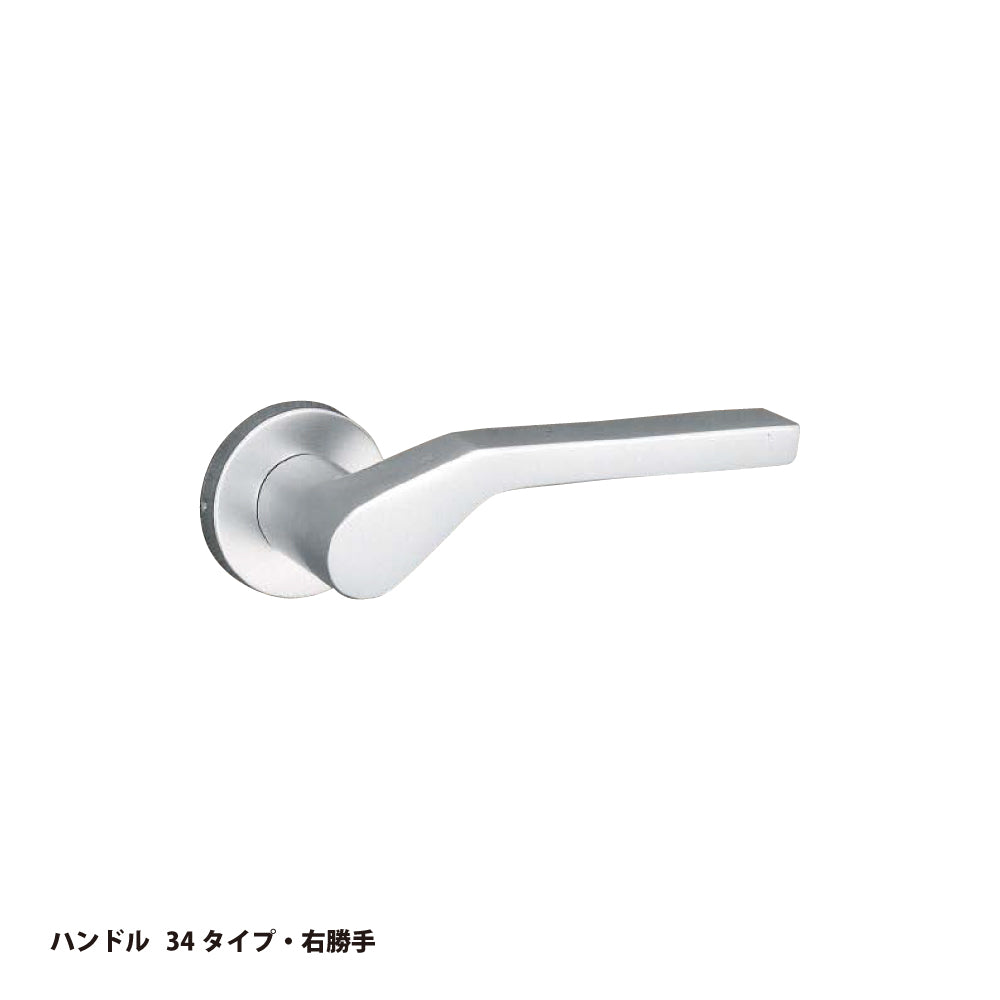 U9 LA34-2 片開き用 SV｜レバーハンドル錠｜美和ロック（MIWA