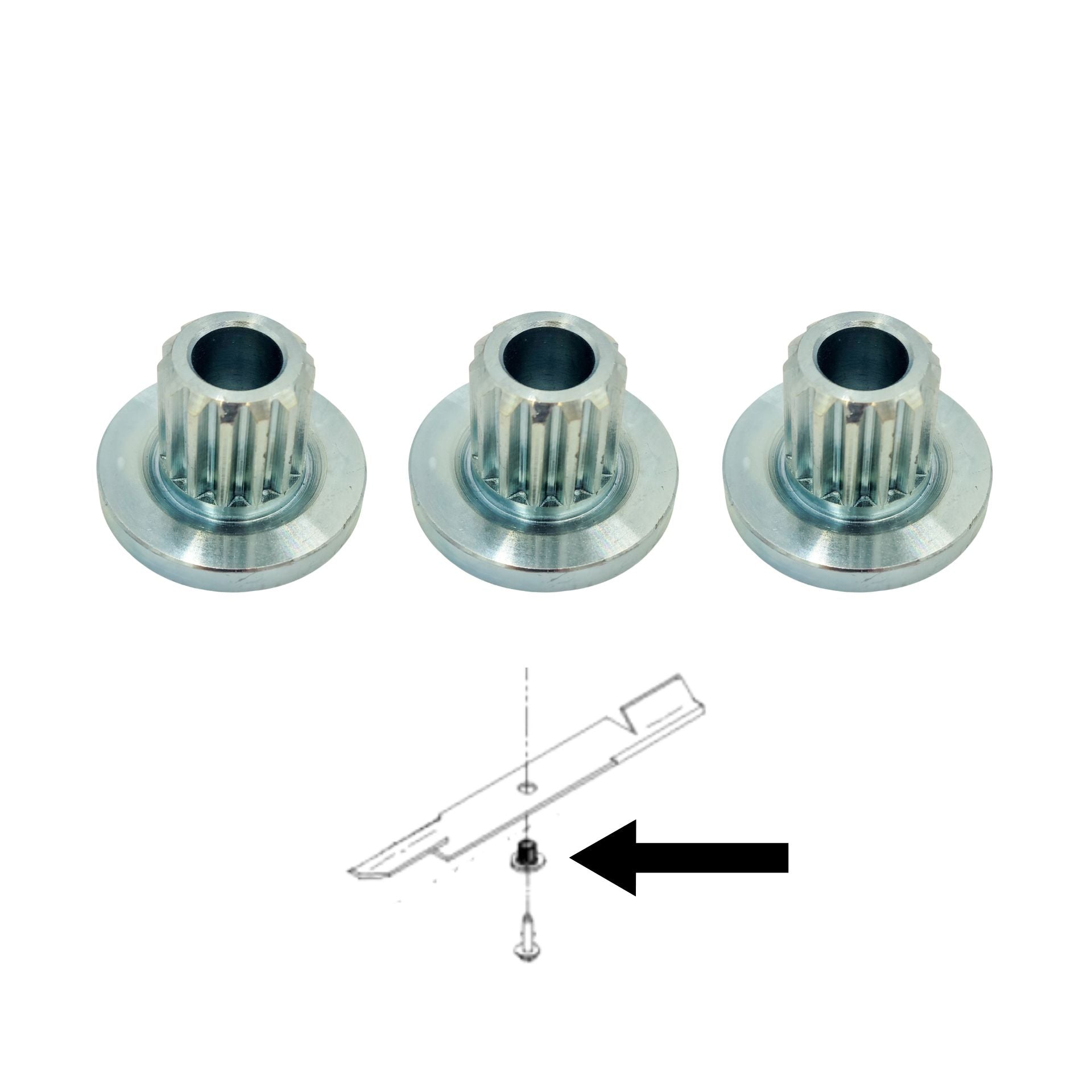 3-Pack) Exmark Blade Bushing For 15/16