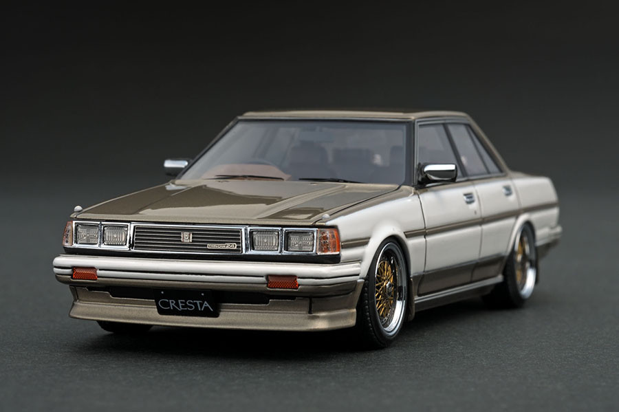 IG0684 1/43 Toyota Cresta (GX71) Super Lucent White/Gold | LINE UP