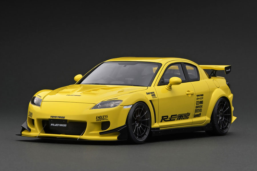 IG3177 1/18 Mazda RX-8 (SE3P) RE Amemiya Yellow | LINE UP | [公式