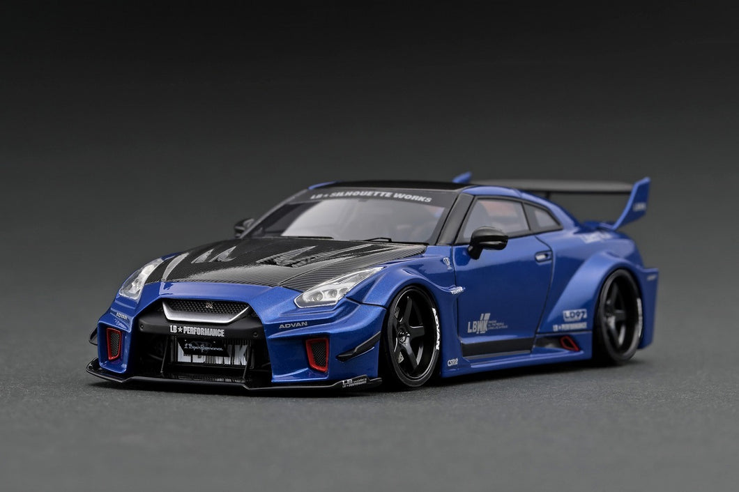 IG2544 LB-Silhouette WORKS GT Nissan 35GT-RR Blue Metallic