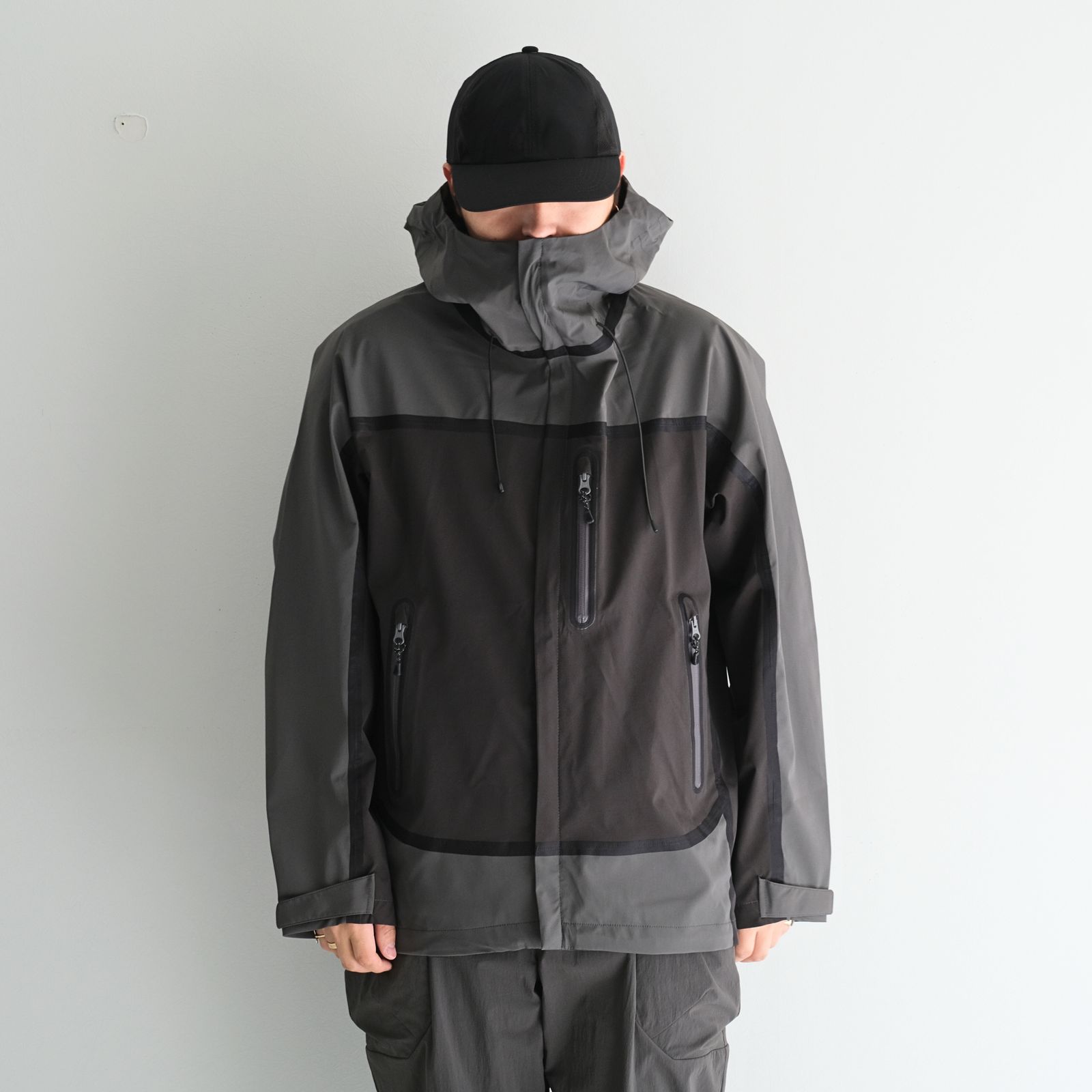 bal - TAPED SEAM WATER PROOF JACKET / シェルジャケット / ブラック